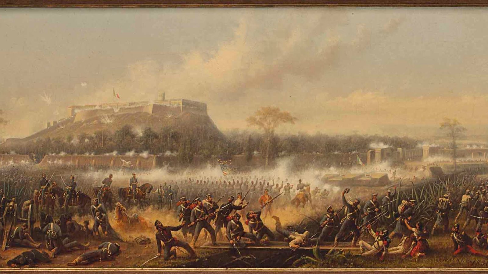 James Walker's painting The Storming of Chapultepec