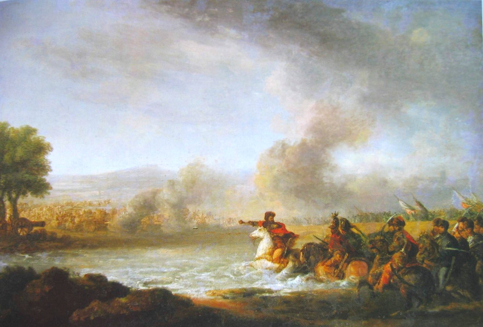 Stefan Czarniecki w bitwie pod Warką, 1656, podczas potopu szwedzkiego