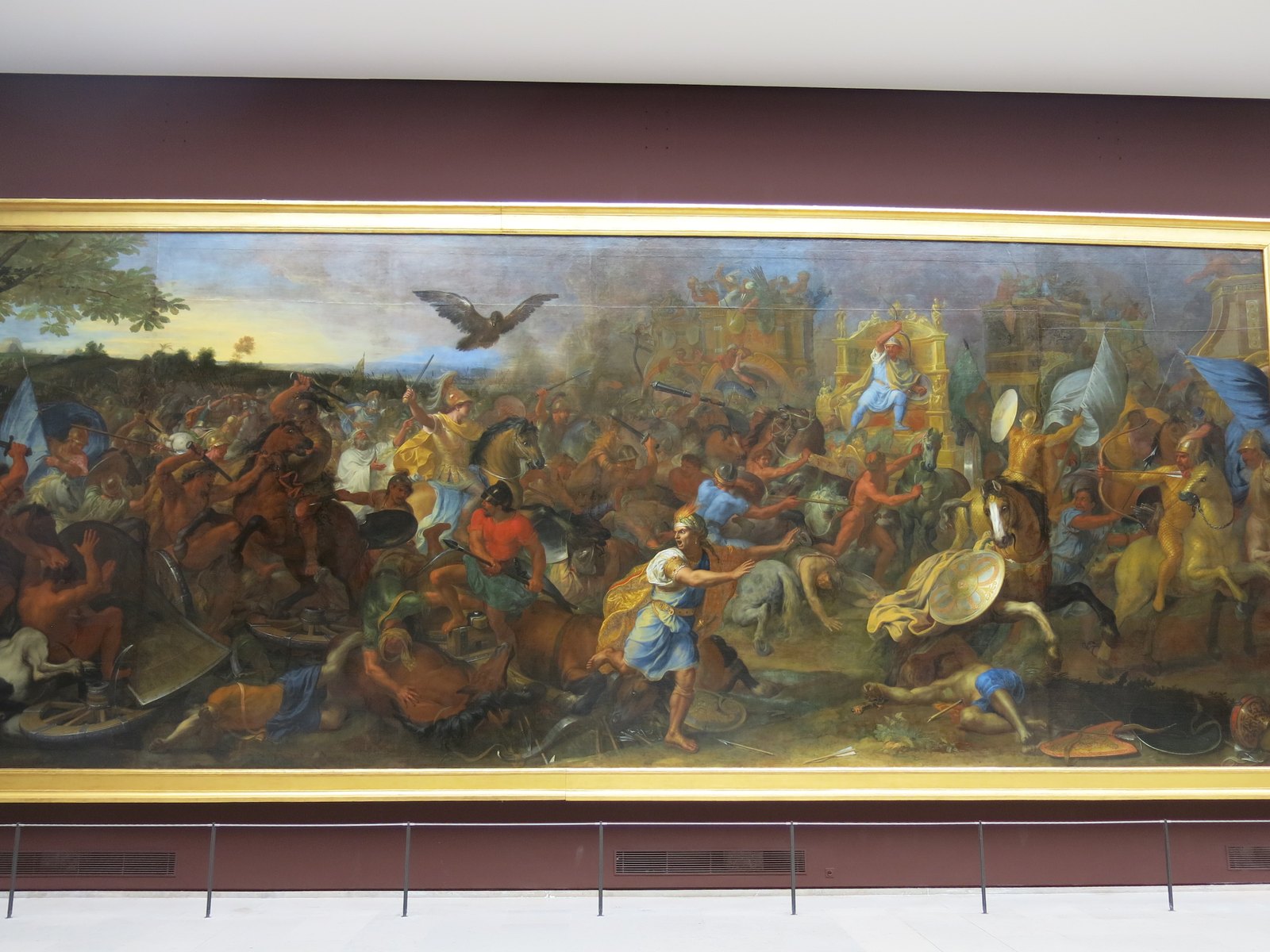 Macedonian cavalry charging the Persian line, the campaigns of Alexander the Great