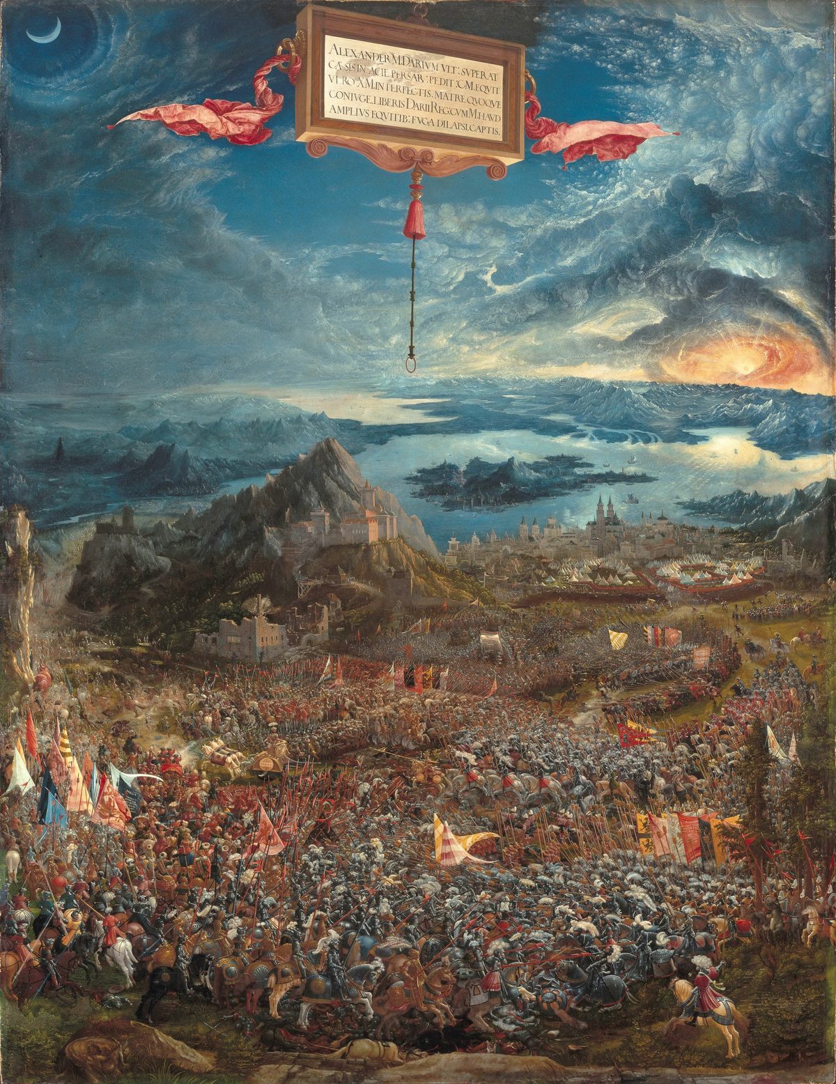 Albrecht Altdorfer, The Battle of Alexander at Issus, 1529
