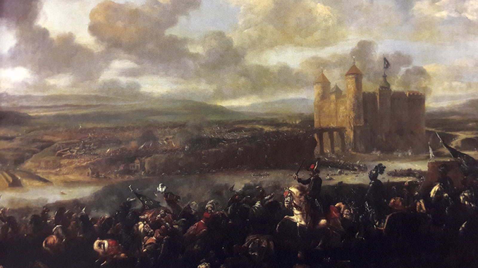 The Battle of Khotyn, 1673, painting by Jan van Huchtenburg