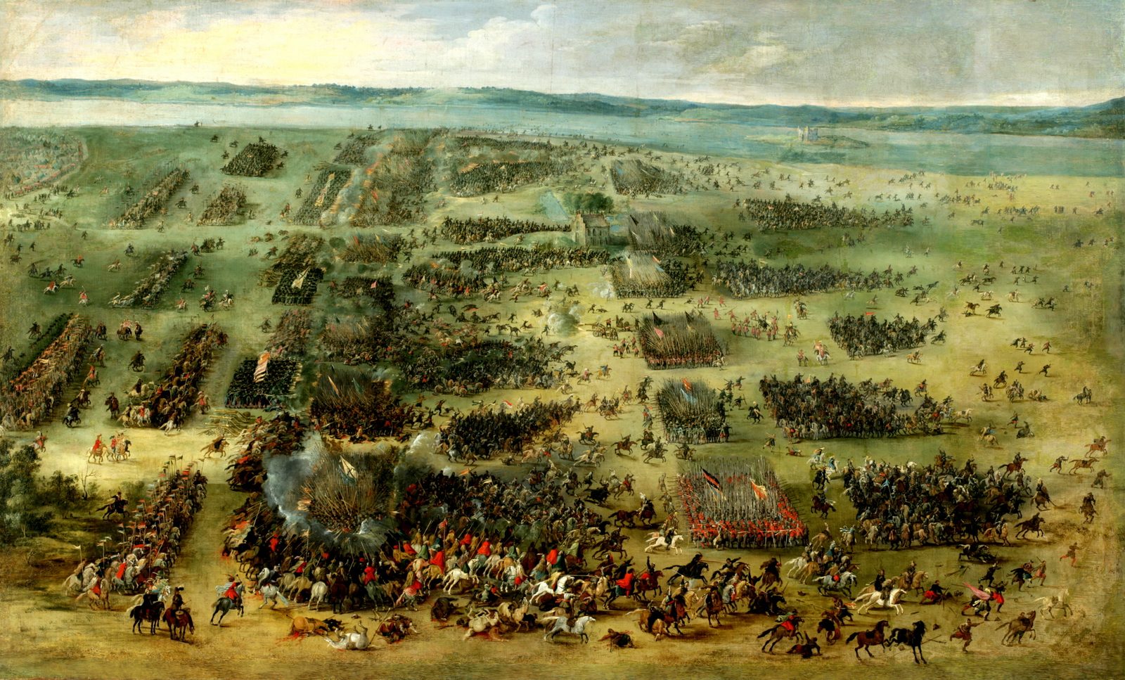 Winged hussars charging at Kircholm, one of history's great underdog victories