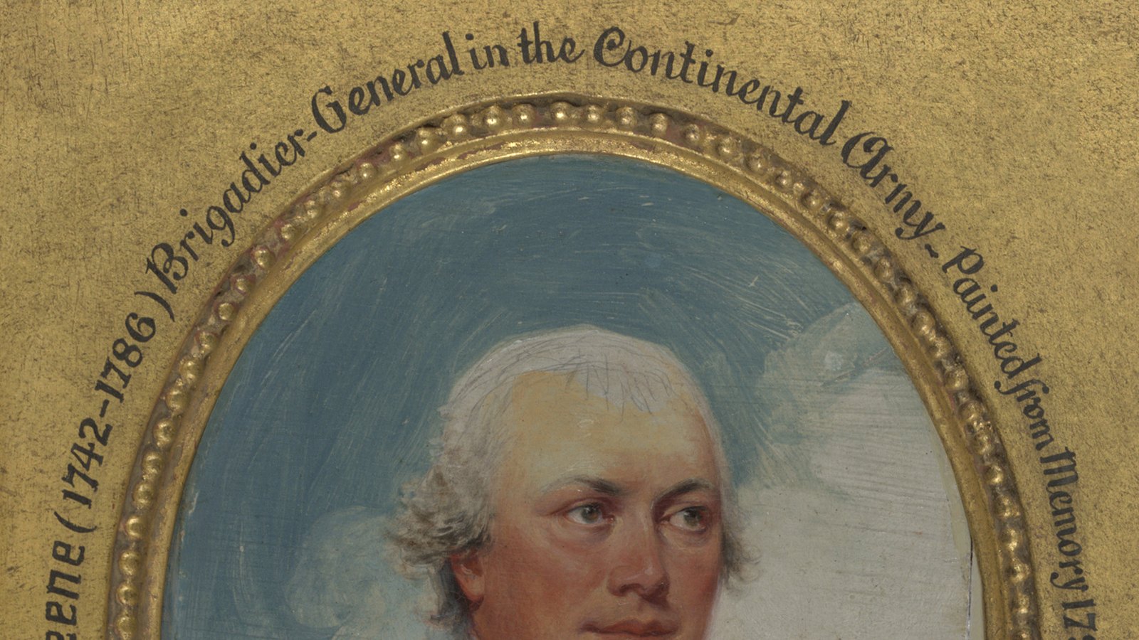 A portrait of General Nathanael Greene by John Trumbull
