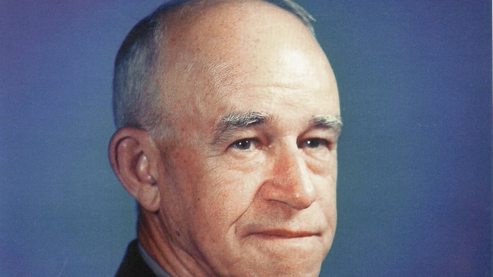 A portrait photograph of General Omar Bradley