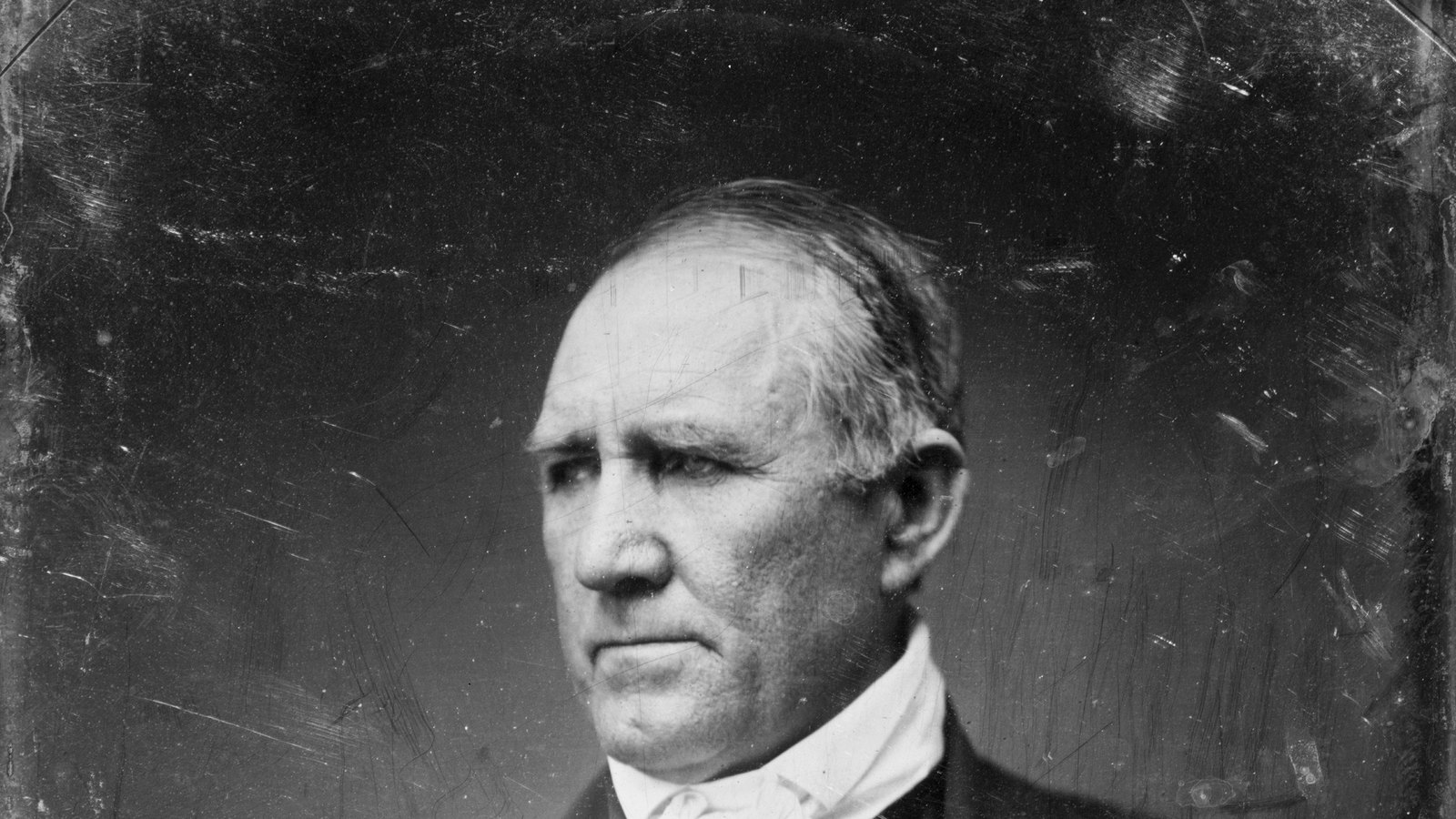 A portrait of Sam Houston