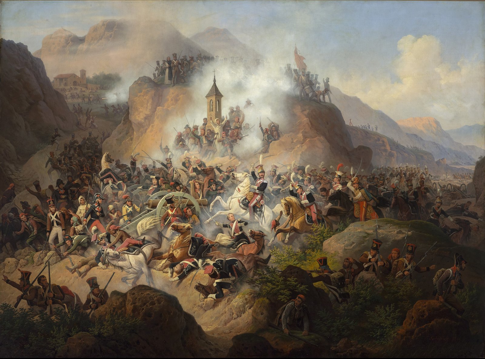 Polish light cavalry charging at Somosierra, one of history's great cavalry charges