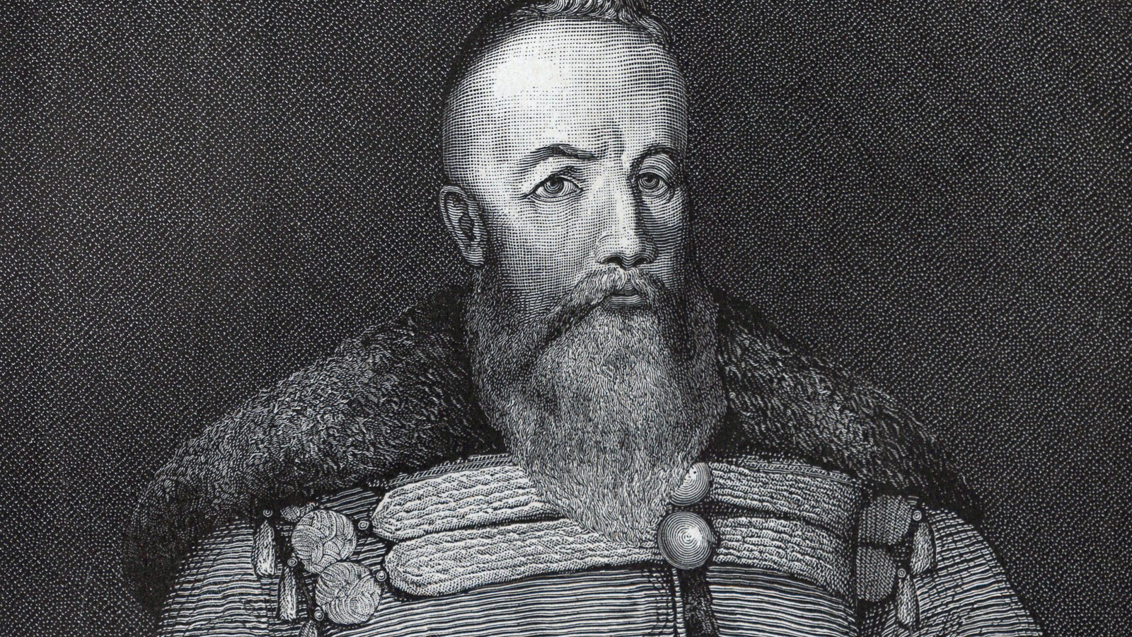 Engraved portrait of Hetman Stanisław Koniecpolski