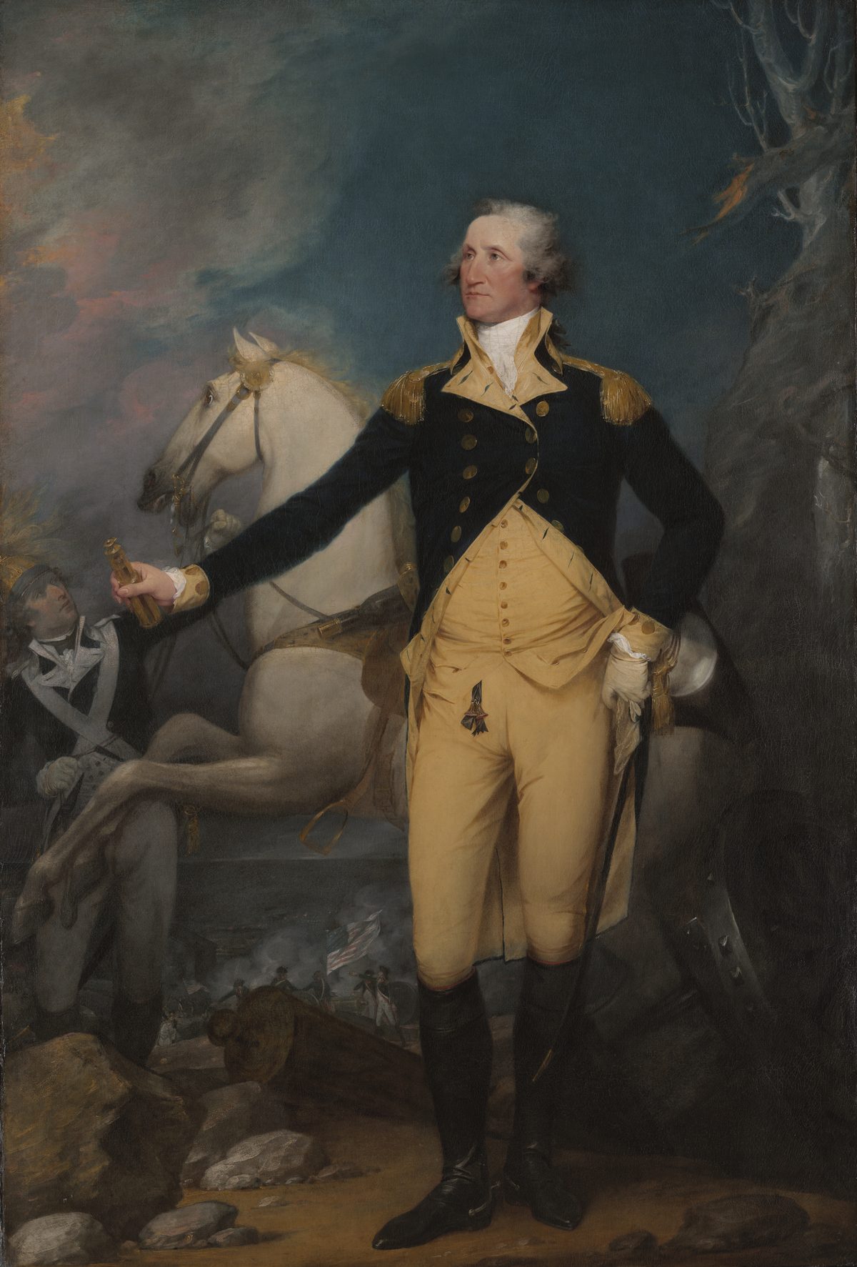 General George Washington at Trenton, by John Trumbull