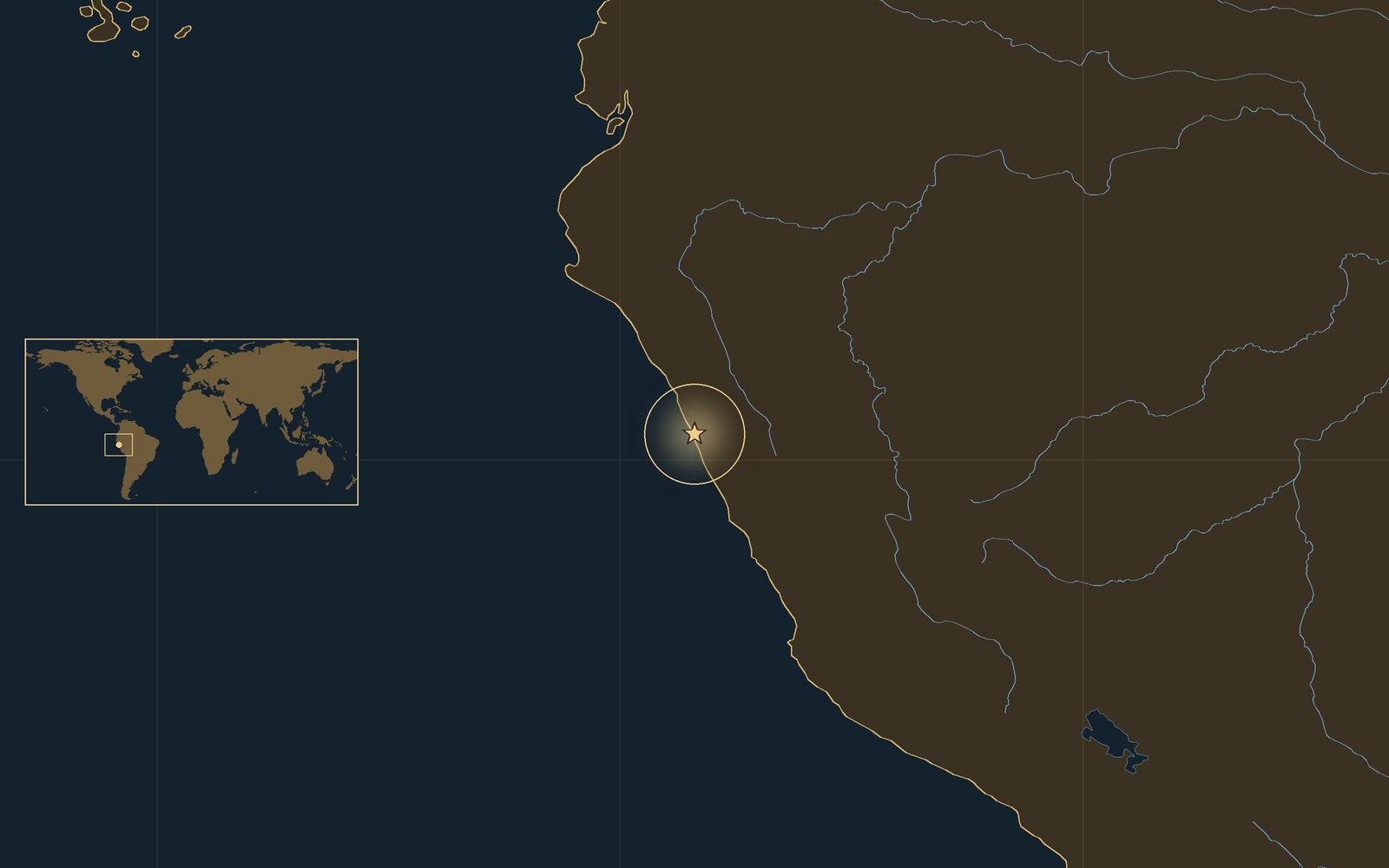 Location: Casma Bay, Peru.