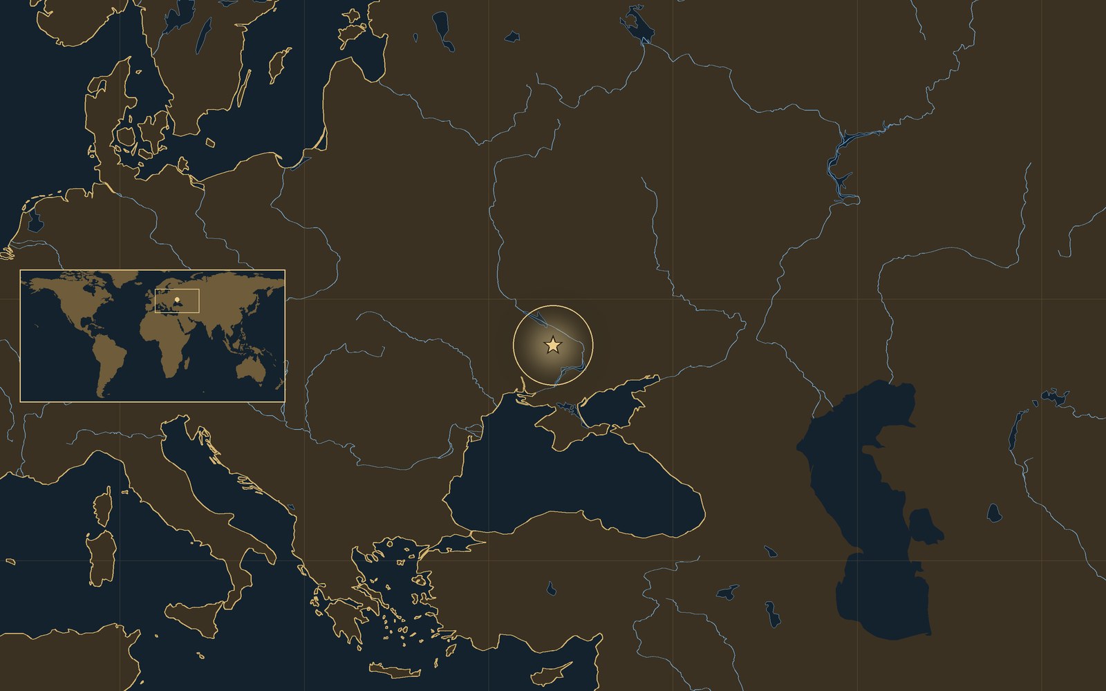 Location: Zhovti Vody (Yellow Waters), central Ukraine.