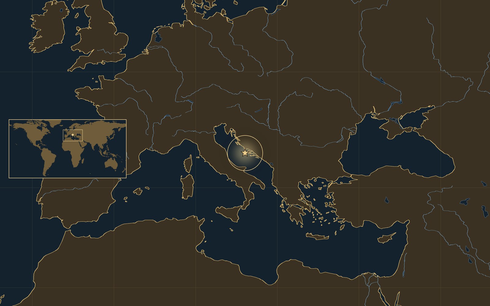 Location: Lissa (Vis), Adriatic Sea, Croatia.