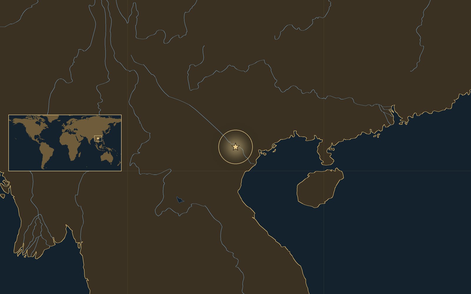 Location: Near the town of Son Tay, west of Hanoi, Vietnam.