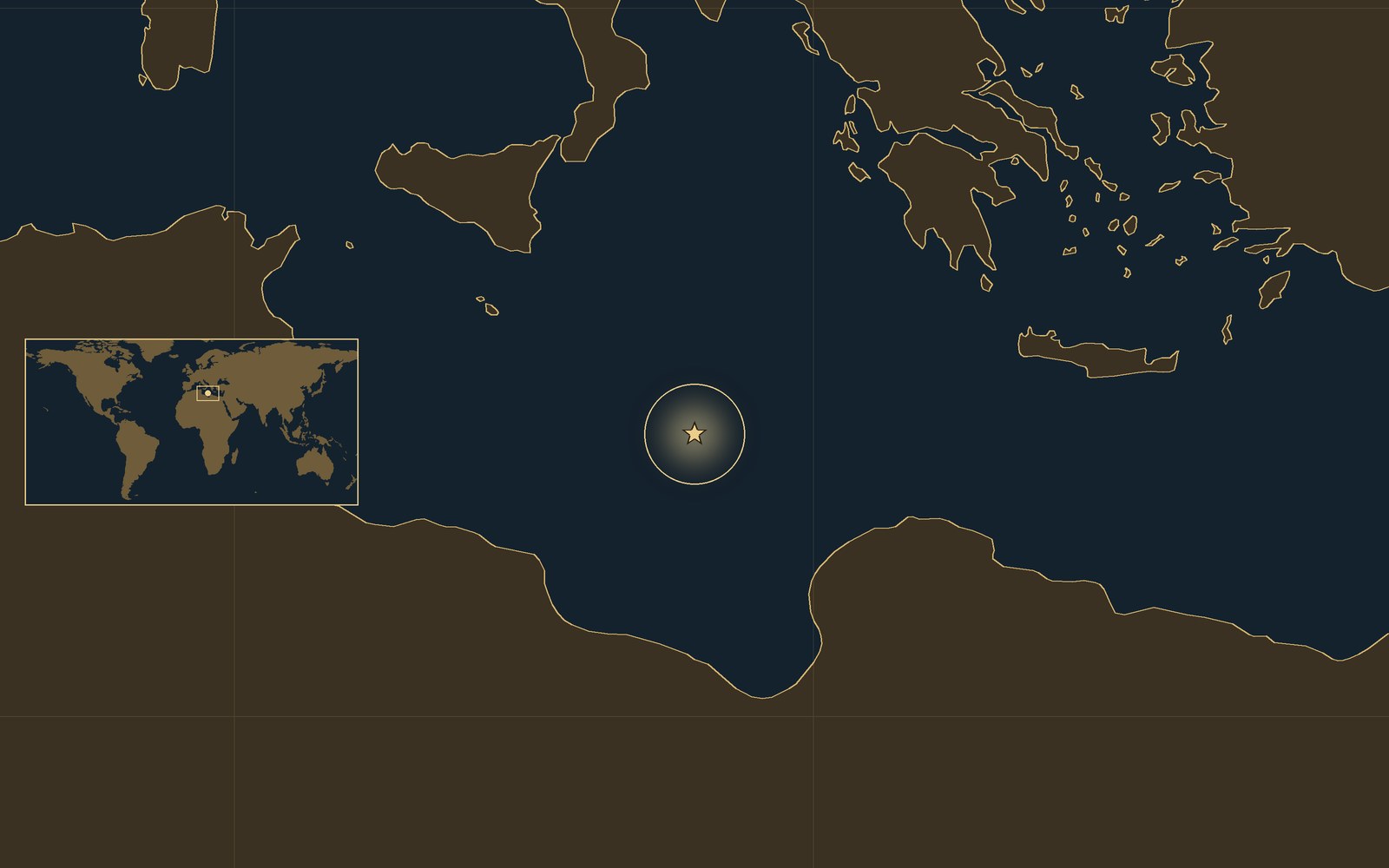 Location: Gulf of Sirte, central Mediterranean, off Libya.